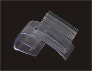 Ανθεκτικό πλαστικό εξωθημένο στοιχείων λουρίδων διαφανές PVC κατόχων σημαδιών ετικετών σαφές λιανικό