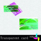 CMYK που παγώνει τη διαφανή VIP κάρτα 0.8mm PVC με το μαγνητικό λωρίδα