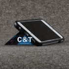 Διαφορετικό ανάμεικτο προστατευτικό iPhone 6 PC TPU κάλυψης με τον κάτοχο πιστωτικών καρτών