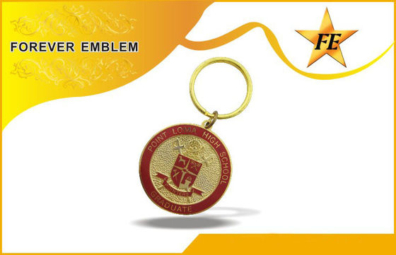 Μαλακά σμάλτο/μέταλλο προωθητικό Keychains με το διασπασμένο δαχτυλίδι και αλυσίδες Cloisonne