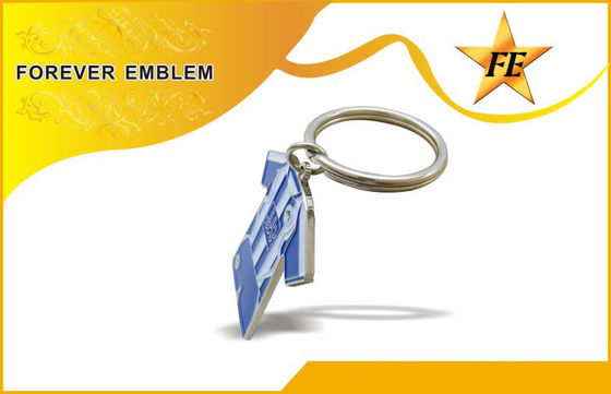 Χτυπημένο κύβος αναμνηστικό προωθητικό Keychains σιδήρου για το γάμο, γενέθλια