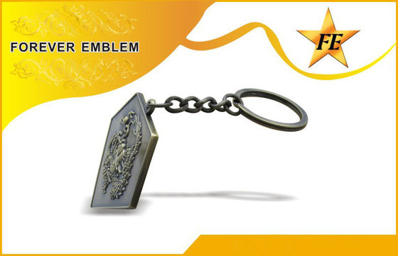 Χαμηλό κράμα προωθητικό Keychains ψευδάργυρου καδμίου/μπρελόκ με το σχέδιο συνήθειας
