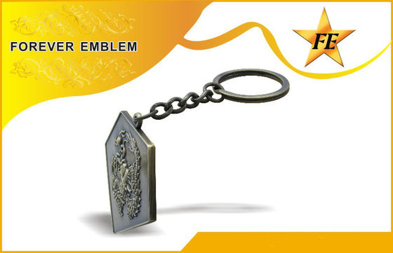 Χαμηλό κράμα προωθητικό Keychains ψευδάργυρου καδμίου/μπρελόκ με το σχέδιο συνήθειας