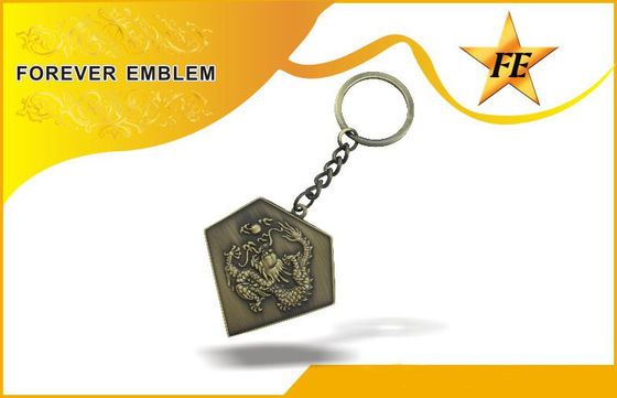 Χαμηλό κράμα προωθητικό Keychains ψευδάργυρου καδμίου/μπρελόκ με το σχέδιο συνήθειας