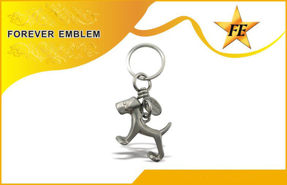Το τρισδιάστατο μέταλλο προωθητικό Keychains χαλκού/χαλκού με το διασπασμένο δαχτυλίδι + πηδά το δαχτυλίδι
