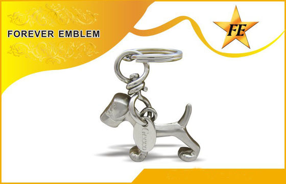 Το τρισδιάστατο μέταλλο προωθητικό Keychains χαλκού/χαλκού με το διασπασμένο δαχτυλίδι + πηδά το δαχτυλίδι