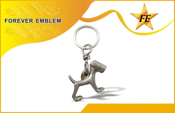 Το τρισδιάστατο μέταλλο προωθητικό Keychains χαλκού/χαλκού με το διασπασμένο δαχτυλίδι + πηδά το δαχτυλίδι