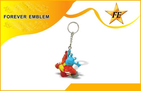 Πλήρες τρισδιάστατο προωθητικό Keychains με το σχέδιο συνήθειας με EN71 τα πρότυπα