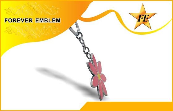 Μίμησης σκληρό προωθητικό Keychains με την επένδυση νικελίου, τρισδιάστατο keychain συνήθειας