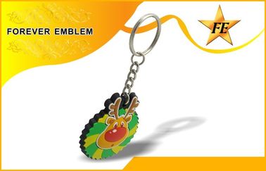 PVC ζωηρόχρωμο προωθητικό Keychains με την ελεύθερη δαπάνη δειγμάτων