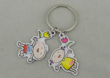 Προωθητική εκτύπωση όφσετ Keychain ανοξείδωτου με την ασημένια επένδυση