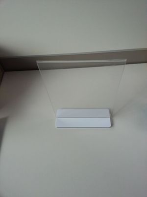 Σαφείς ακρυλικοί κάτοχοι ετικετών πλεξιγκλάς στάσεων επιλογών κατόχων σημαδιών εστιατορίων