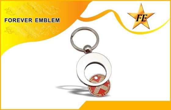 Μπρελόκ και κάτοχος Keychain νομισμάτων καροτσακιών υπεραγορών νομισμάτων με το ΛΟΓΟΤΥΠΟ συνήθειας