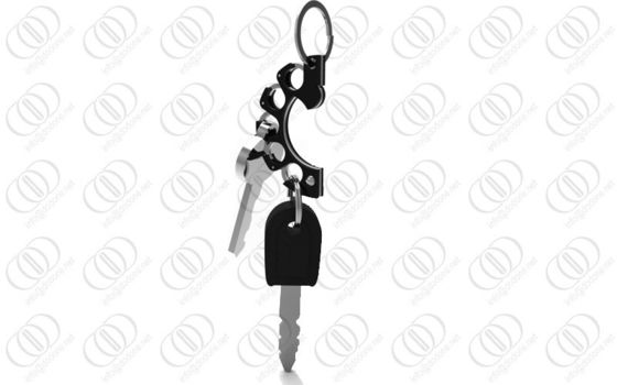 316L βασικό ανοιχτήρι μπουκαλιών κατόχων Keychain ανοξείδωτου