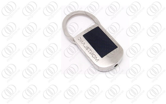 Το μαύρο ανοξείδωτο Keychain ινών άνθρακα στη βούρτσα τελειώνει, εισελκόμενος βασικός κάτοχος
