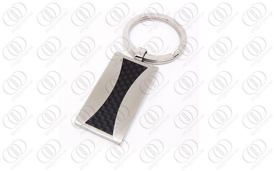 316L τετραγωνικός βασικός κάτοχος Keychain ανοξείδωτου