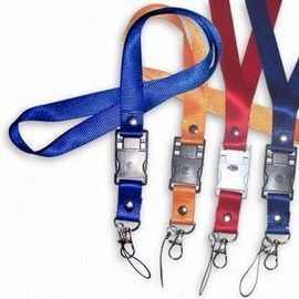 Αστραπιαία σκέψη πλαστικού/πολυεστέρα USB κορδονιών με την προσαρμοσμένη εκτύπωση λογότυπων