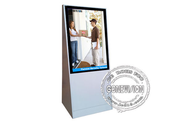 24» τοίχος συστημάτων σηματοδότησης LCD ο ψηφιακός τοποθετεί για τη διαφήμιση, 4000/1 αναλογία αντίθεσης