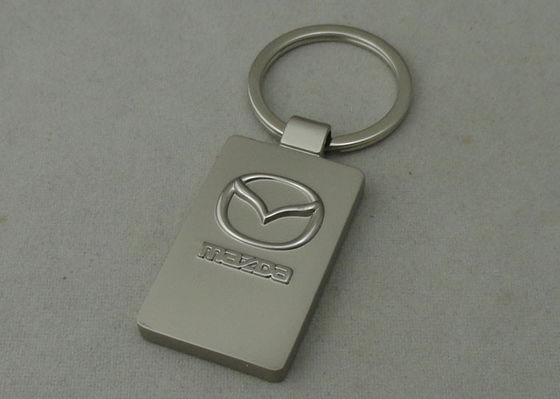 τρισδιάστατη ασημένια επένδυση Keychain Misty κραμάτων ψευδάργυρου για τις βασικές αλυσίδες αυτοκινήτων